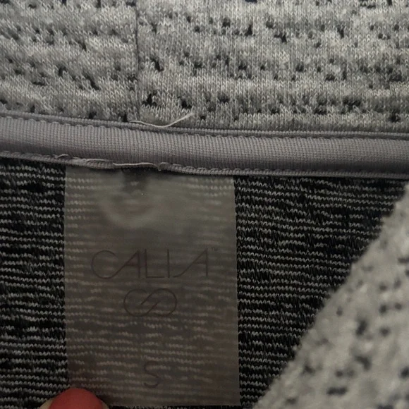 CALIA by Carrie Underwood Charcoal Cowl Neck Sweater - Picture 2 of 3